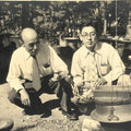 Japanese Showa Business Men Company Celebration Photograph Vtg Sepia Tone PH215