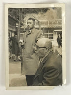 Japanese Showa Business Men Company Celebration Photograph Vtg Sepia Tone PH248