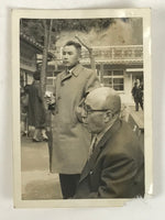 Japanese Showa Business Men Company Celebration Photograph Vtg Sepia Tone PH248