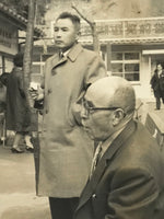 Japanese Showa Business Men Company Celebration Photograph Vtg Sepia Tone PH248