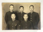 Japanese Showa C1942 Young Men Soldier Photograph Vtg Military Black White PH166