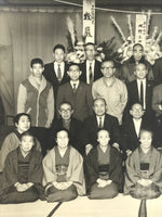 Japanese Showa Era Group Photograph Vtg Daily Life Ceremony Black White PH101
