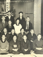 Japanese Showa Era Group Photograph Vtg Daily Life Ceremony Black White PH101