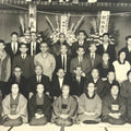Japanese Showa Era Group Photograph Vtg Daily Life Ceremony Black White PH101
