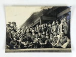 Japanese Showa Era Group Photograph Vtg Daily Life Men Suits Black White PH99