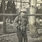 Japanese Showa Era Young Boy Photograph Vtg Daily Life Child Black White PH246