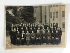 Japanese Showa Girl High School Class Photograph Group Student Black White PH169
