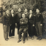 Japanese Showa Girl High School Class Photograph Group Student Black White PH170