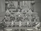Japanese Showa Hina Matsuri Girls' Day Doll Display Photograph Black White PH252