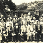 Japanese Showa Imperial Palace Square Family Travel Photograph Black White PH109