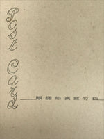 Japanese Showa Kabuki Postcard Vtg Traditional Theatre Performer Sepia Tone P417