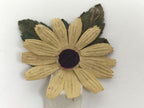 Japanese Showa Medal Badge Vtg Visit Aichi Chrysanthemum Flower Paper JK885