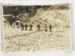 Japanese Showa Mining Construction Project Workers Photograph Group Sepia PH80