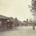Japanese Showa Old Estate Photograph Vtg Buildings School Black White PH94