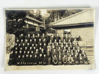 Japanese Showa School Class Photograph Group Student Uniform Black White PH72