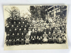 Japanese Showa School Class Photograph Vtg Group Student Uniform Sepia PH134