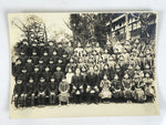 Japanese Showa School Class Photograph Vtg Group Student Uniform Sepia PH134