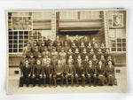 Japanese Showa School Class Photograph Vtg Group Student Uniform Sepia PH64