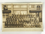 Japanese Showa School Class Photograph Vtg Group Student Uniform Sepia PH67