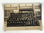 Japanese Showa School Class Photograph Vtg Group Student Uniform Sepia Tone PH70