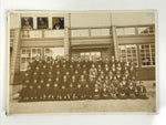Japanese Showa School Class Photograph Vtg Group Student Uniform Sepia Tone PH76