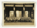 Japanese Showa School Class Trip Photograph Vtg Todaiji Temple Nara Sepia PH140