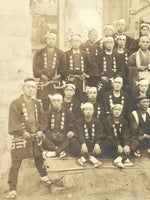 Japanese Showa Shinkofukuji Temple Bell Tower Ringer Photograph Sepia Tone PH160