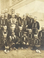 Japanese Showa Shinkofukuji Temple Bell Tower Ringer Photograph Sepia Tone PH160
