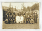 Japanese Showa Shinto Shrine Priest Photograph Vtg Monks Kimono Sepia Tone PH164