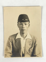 Japanese Showa Soldier Portrait Military Photograph Vtg Young Man Sepia PH196