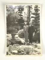Japanese Showa Traditional Garden Photograph Vtg Suited Men Black White PH210