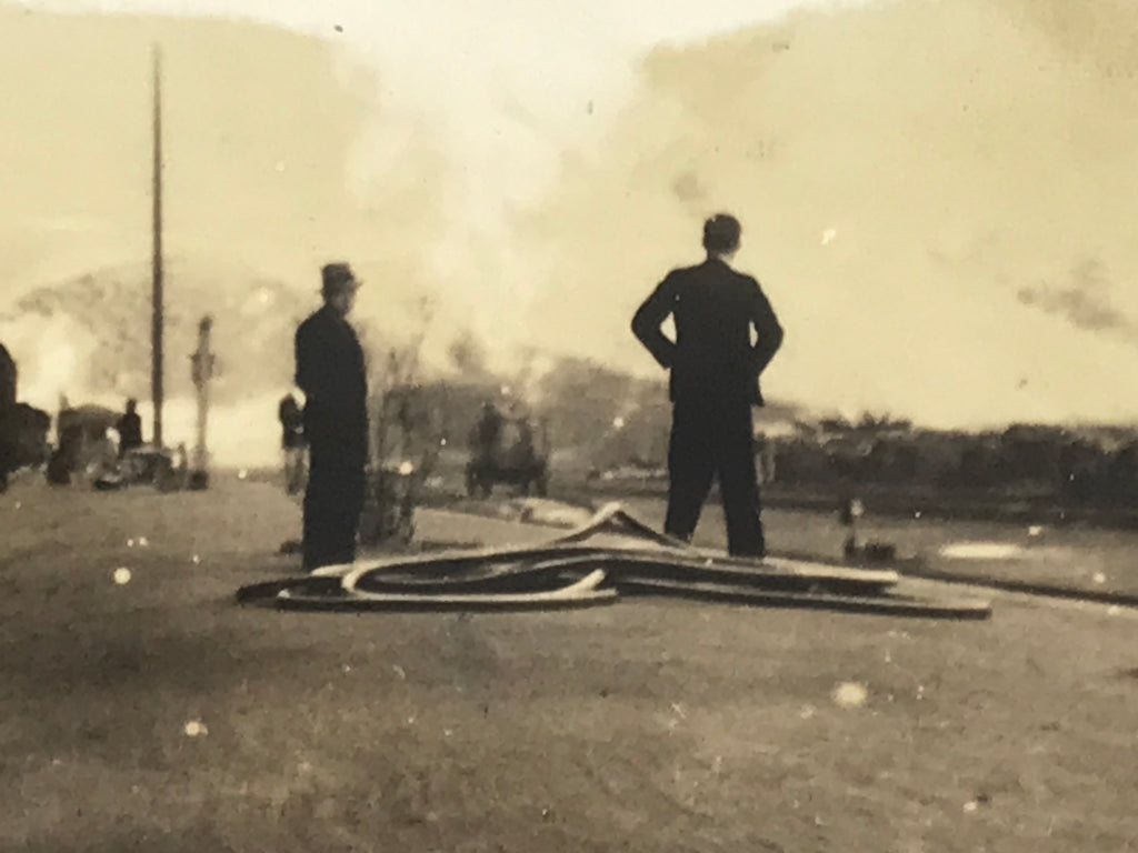 Japanese Showa Train Station Platform Photograph Densha Daily Life Sepia PH192
