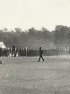 Japanese Showa WWII Military Demonstration Photograph Uniforms Black White PH114