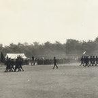 Japanese Showa WWII Military Demonstration Photograph Uniforms Black White PH114