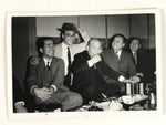 Japanese Showa Work Party Enkai Photograph Vtg Businessmen Black White PH176
