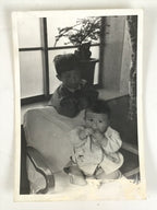 Japanese Showa Young Child Portrait Photograph Boy Daily Life Black White PH205