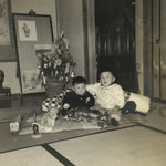 Japanese Showa Young Child Portrait Photograph Vtg Daily Life Black White PH265