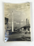 Japanese Showa Yuasa Trading Company Factory Tower Photograph Black White PH98