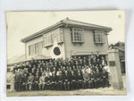 Japanese Showa Yuasa Trading Company Staff Group Photograph Vtg Black White PH97
