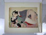 Japanese Shunga Erotic Art Vtg Handpainted Toyokuni III Hiroshige Utagawa FL496