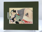 Japanese Shunga Erotic Art Vtg Handpainted Toyokuni III Hiroshige Utagawa FL496