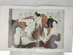 Japanese Shunga Ukiyoe Erotic Art Information Book Hokusai Woodblock Print FL408
