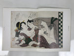 Japanese Shunga Ukiyoe Erotic Art Information Book Hokusai Woodblock Print FL408