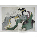 Japanese Shunga Ukiyoe Erotic Art Information Book Hokusai Woodblock Print FL408