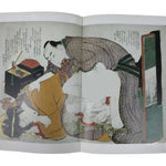 Japanese Shunga Ukiyoe Erotic Art Information Book Hokusai Woodblock Print FL410