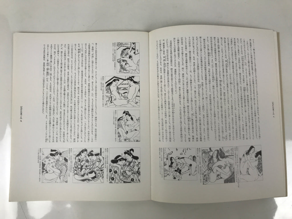 Japanese Shunga Ukiyoe Erotic Art Information Book Utamaro Woodblock Print FL409