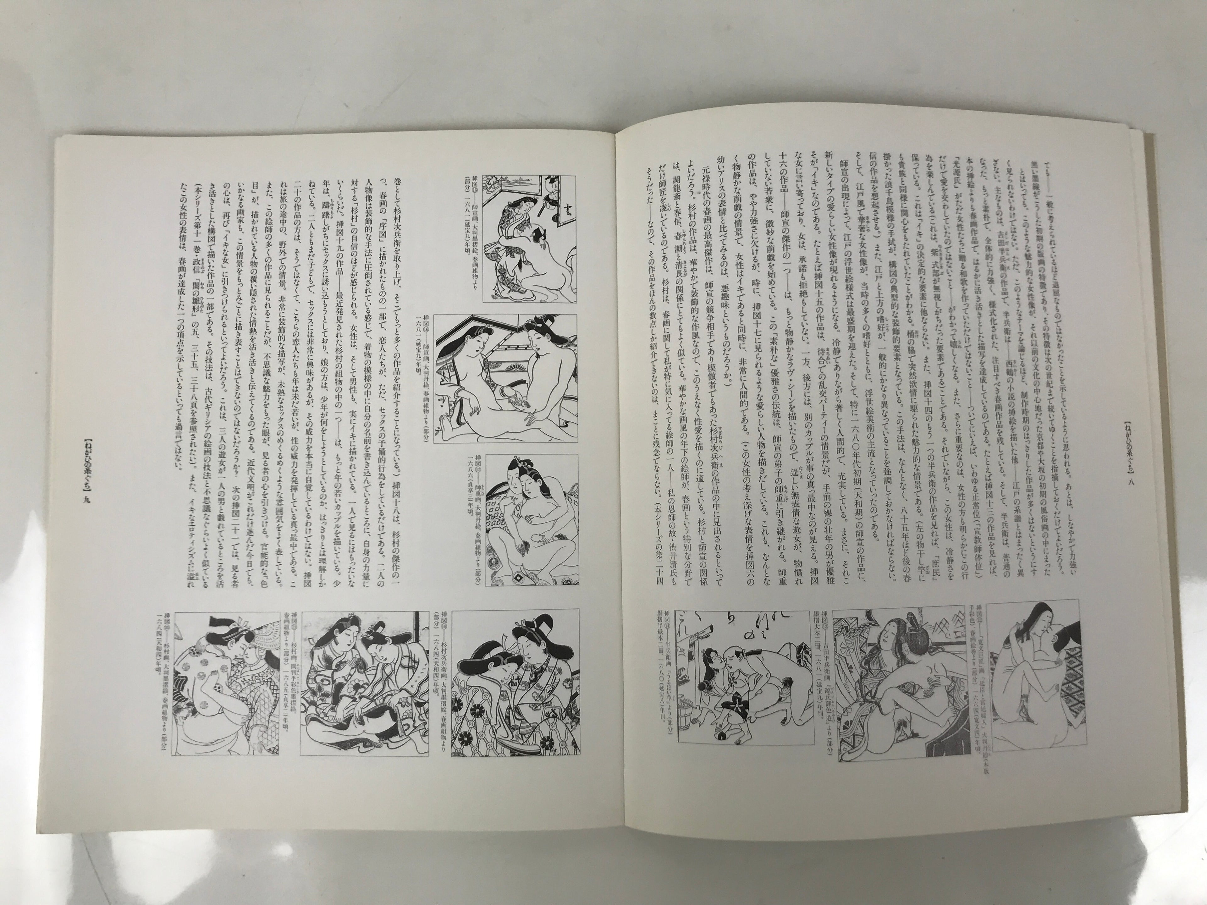 Japanese Shunga Ukiyoe Erotic Art Information Book Utamaro Woodblock Print FL409