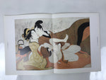 Japanese Shunga Ukiyoe Erotic Art Information Book Utamaro Woodblock Print FL409