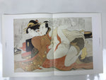 Japanese Shunga Ukiyoe Erotic Art Information Book Utamaro Woodblock Print FL409
