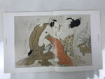Japanese Shunga Ukiyoe Erotic Art Information Book Utamaro Woodblock Print FL409